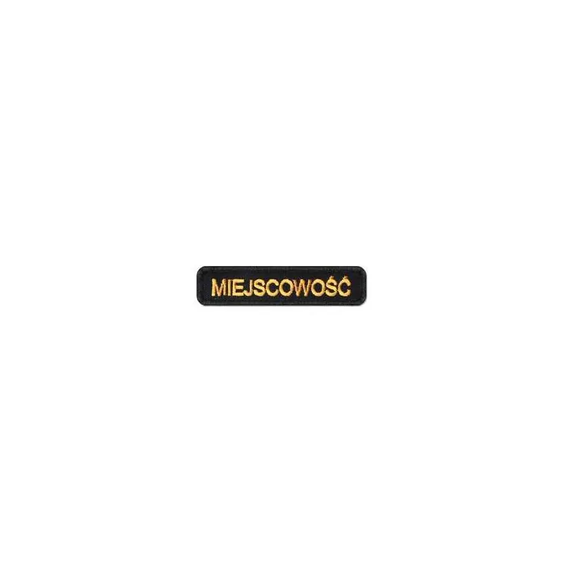 Identyfikator z nazwą miejscowości - OSP / PSP Identyfikator z nazwą miejscowości - OSP / PSP