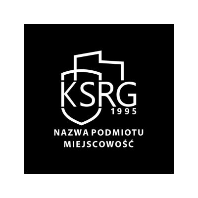 Naklejka Logo KSRG  + Nazwa OSP 20cm x 18cm
