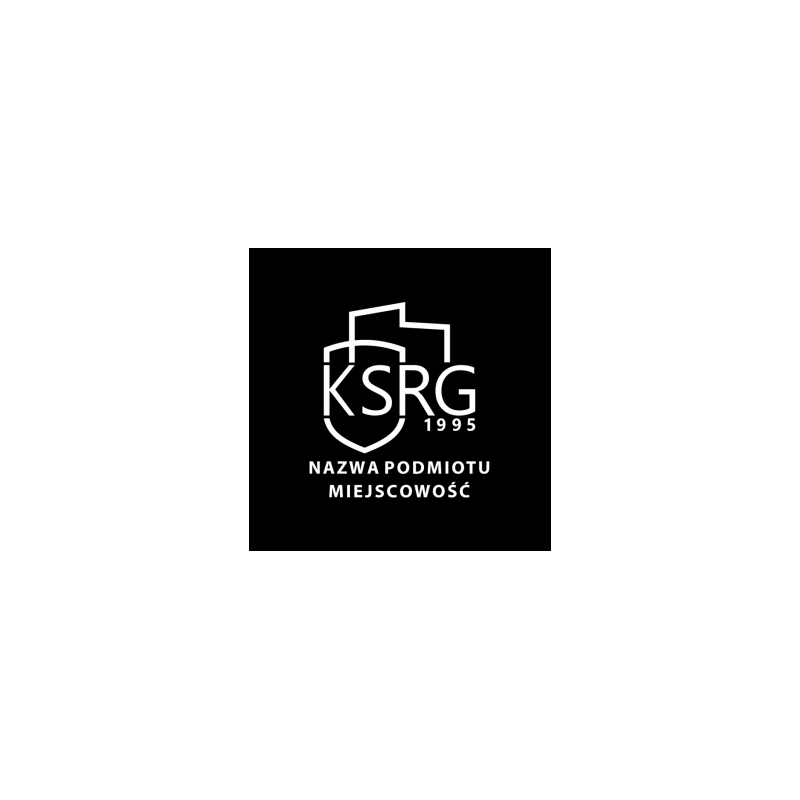 Naklejka Logo KSRG  + Nazwa OSP  30cm x 27cm