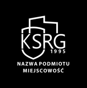Naklejka Logo KSRG  + Nazwa OSP  40cm x 36cm