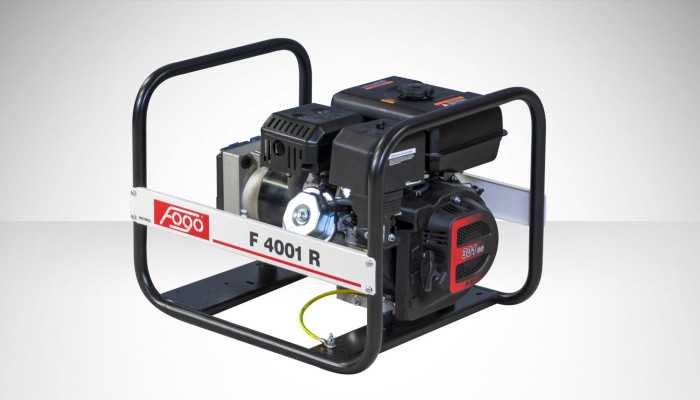 Agregat prądotwórczy  jednofazowy FOGO F 4001R
