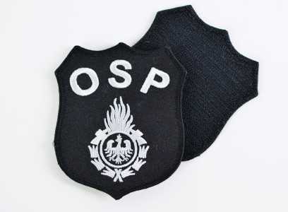Pakiet Emblematów OSP (naramienny ognik, imienny oraz miejscowości)