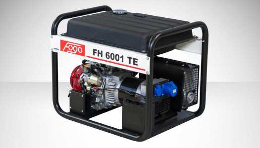 Agregat prądotwórczy  jednofazowy FOGO FH 6001 TE