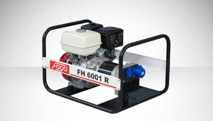 Agregat prądotwórczy  jednofazowy FOGO FH 6001 R