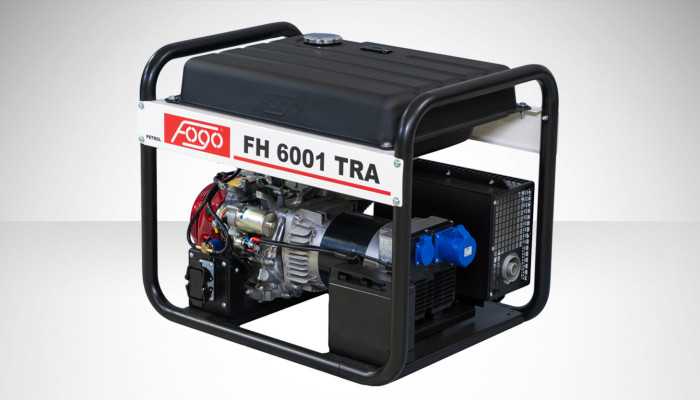 Agregat prądotwórczy  jednofazowy FOGO FH 6001 TRA