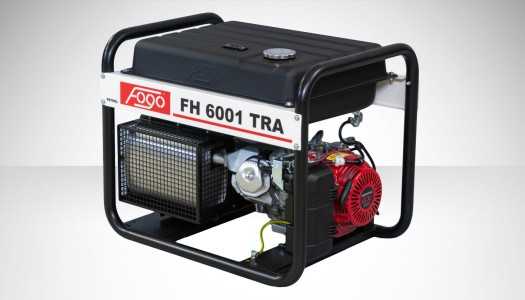 Agregat prądotwórczy jednofazowy FOGO FH 6001 TRA